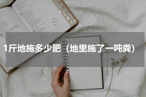 1斤地施多少肥（地里施了一吨粪）