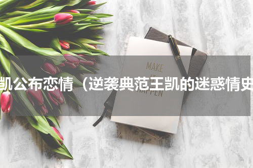 王凯公布恋情（逆袭典范王凯的迷惑情史）