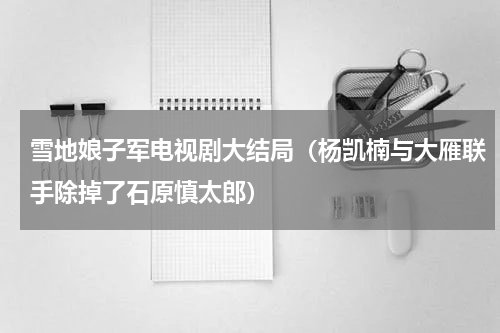 雪地娘子军电视剧大结局（杨凯楠与大雁联手除掉了石原慎太郎）