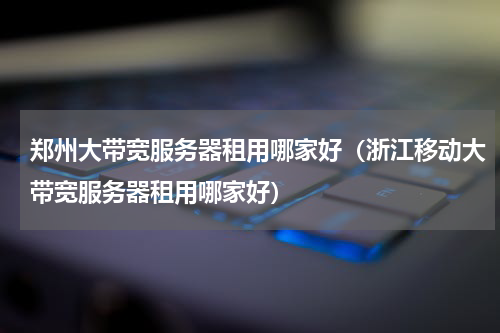 郑州大带宽服务器租用哪家好（浙江移动大带宽服务器租用哪家好）
