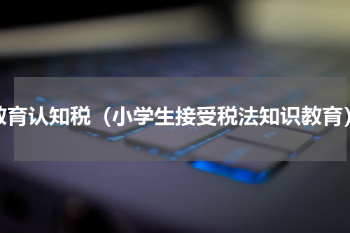 教育认知税（小学生接受税法知识教育）