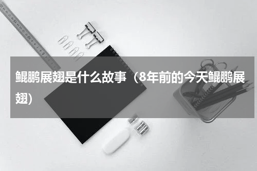 鲲鹏展翅是什么故事（8年前的今天鲲鹏展翅）