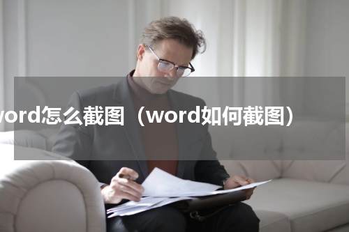 word怎么截图（word如何截图）