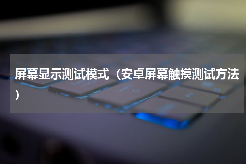 屏幕显示测试模式（安卓屏幕触摸测试方法）