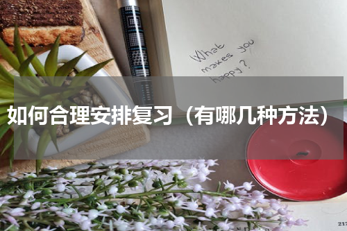 如何合理安排复习（有哪几种方法）