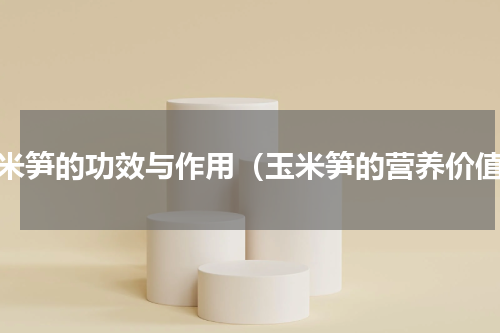 玉米笋的功效与作用（玉米笋的营养价值）