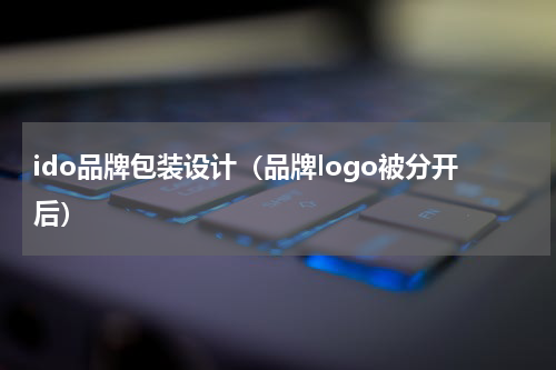 ido品牌包装设计（品牌logo被分开后）