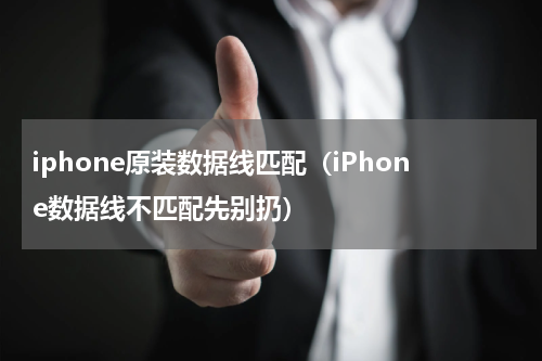 iphone原装数据线匹配（iPhone数据线不匹配先别扔）