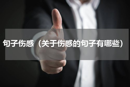 句子伤感（关于伤感的句子有哪些）