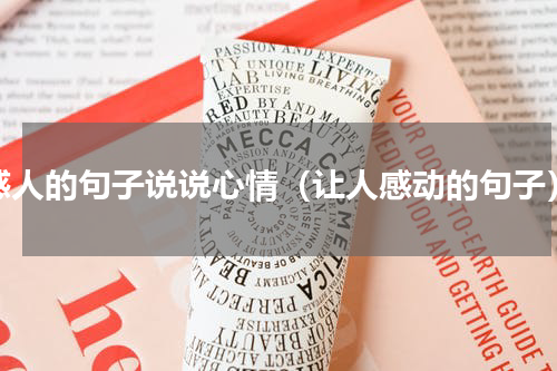 感人的句子说说心情（让人感动的句子）