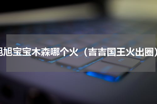 旭旭宝宝木森哪个火（吉吉国王火出圈）