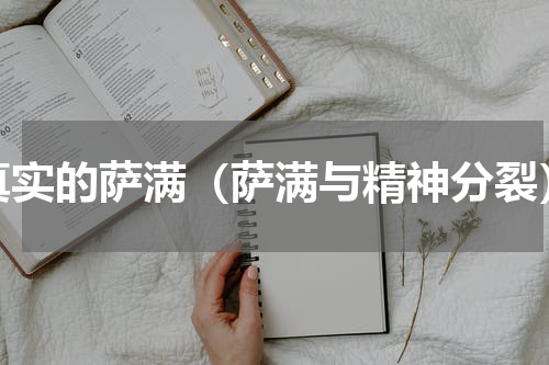 真实的萨满（萨满与精神分裂）