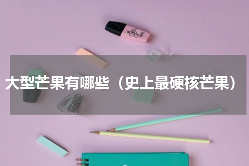 大型芒果有哪些（史上最硬核芒果）