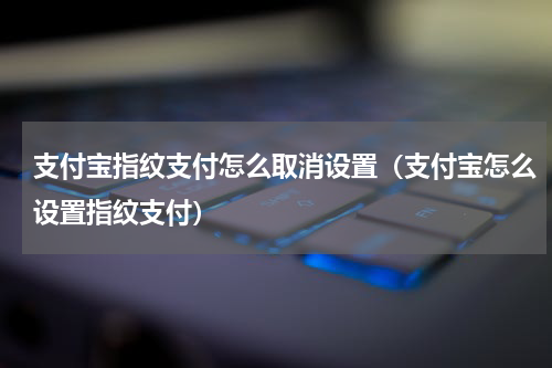 支付宝指纹支付怎么取消设置（支付宝怎么设置指纹支付）