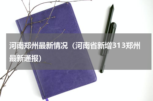 河南郑州最新情况（河南省新增313郑州最新通报）