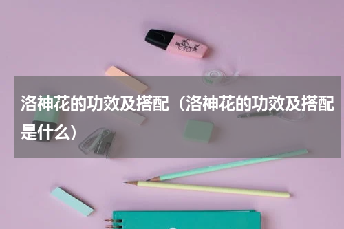 洛神花的功效及搭配（洛神花的功效及搭配是什么）