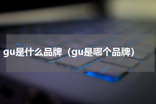 gu是什么品牌（gu是哪个品牌）