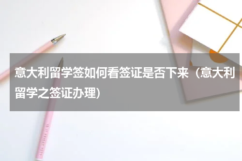 意大利留学签如何看签证是否下来（意大利留学之签证办理）