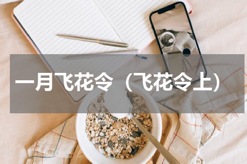 一月飞花令（飞花令上）