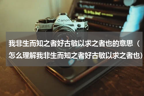 我非生而知之者好古敏以求之者也的意思（怎么理解我非生而知之者好古敏以求之者也）
