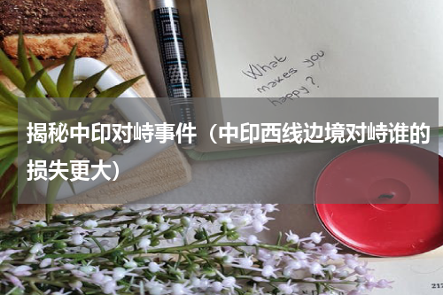 揭秘中印对峙事件（中印西线边境对峙谁的损失更大）