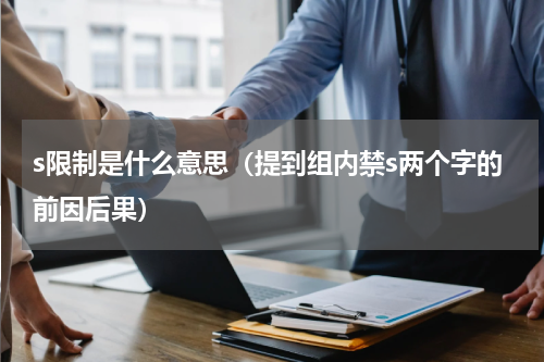 s限制是什么意思（提到组内禁s两个字的前因后果）