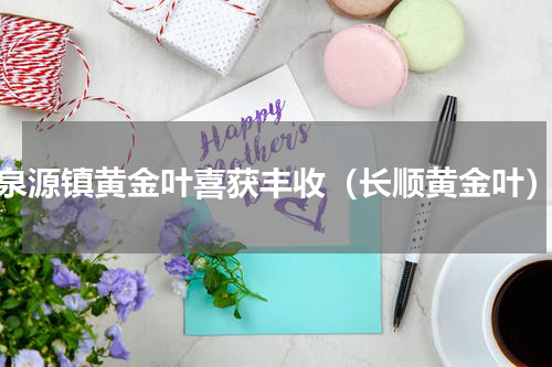 泉源镇黄金叶喜获丰收（长顺黄金叶）