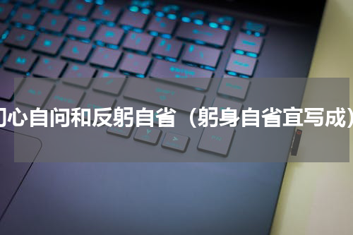 扪心自问和反躬自省（躬身自省宜写成）