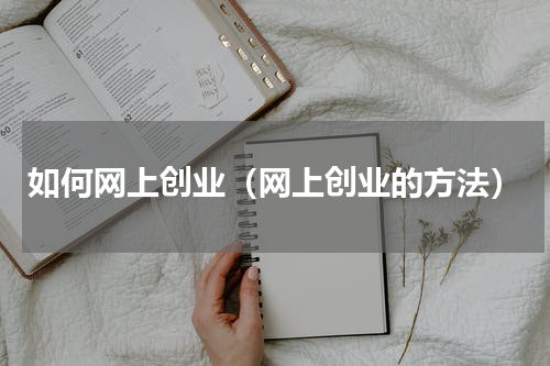 如何网上创业（网上创业的方法）