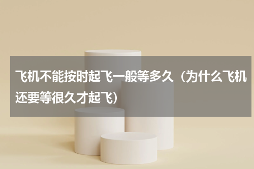 飞机不能按时起飞一般等多久（为什么飞机还要等很久才起飞）