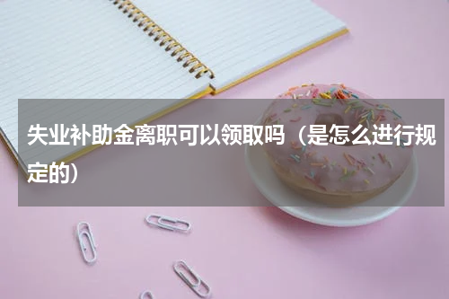 失业补助金离职可以领取吗（是怎么进行规定的）