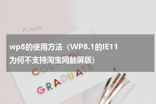 wp8的使用方法（WP8.1的IE11为何不支持淘宝网触屏版）
