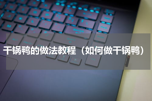 干锅鸭的做法教程（如何做干锅鸭）