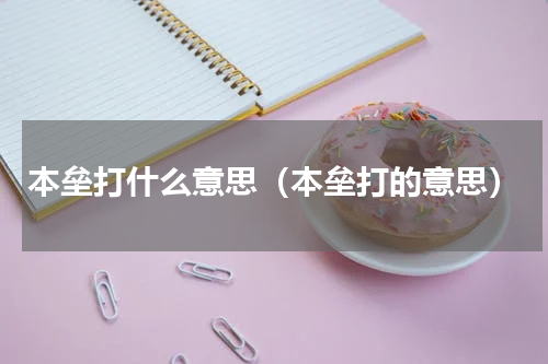 本垒打什么意思（本垒打的意思）