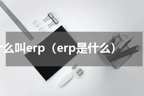 什么叫erp（erp是什么）