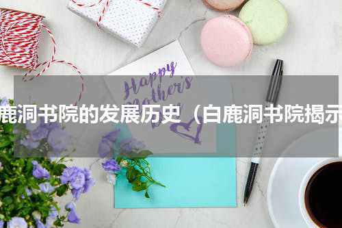 白鹿洞书院的发展历史（白鹿洞书院揭示）