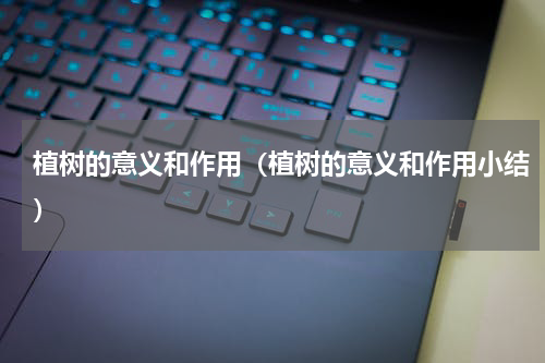 植树的意义和作用（植树的意义和作用小结）