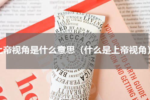 上帝视角是什么意思（什么是上帝视角）