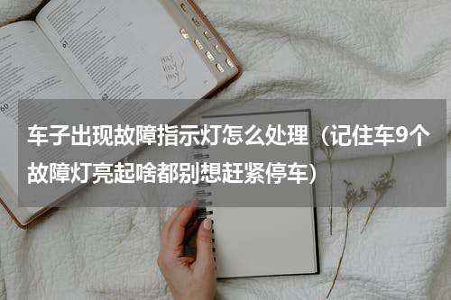车子出现故障指示灯怎么处理（记住车9个故障灯亮起啥都别想赶紧停车）