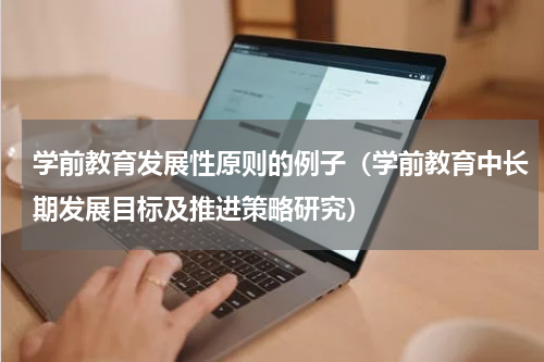 学前教育发展性原则的例子（学前教育中长期发展目标及推进策略研究）