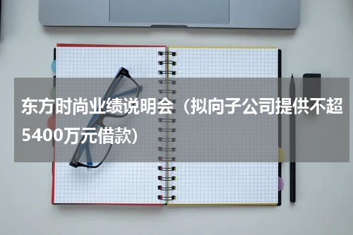 东方时尚业绩说明会（拟向子公司提供不超5400万元借款）