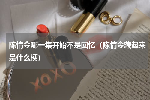 陈情令哪一集开始不是回忆（陈情令藏起来是什么梗）