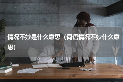 情况不妙是什么意思（词语情况不妙什么意思）