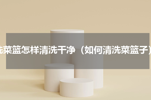 洗菜篮怎样清洗干净（如何清洗菜篮子）