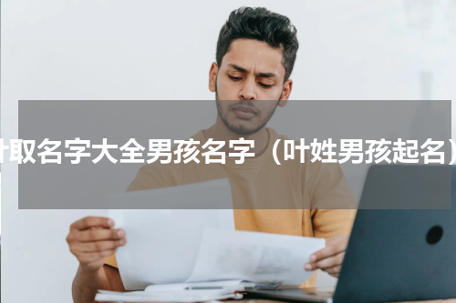 叶取名字大全男孩名字（叶姓男孩起名）