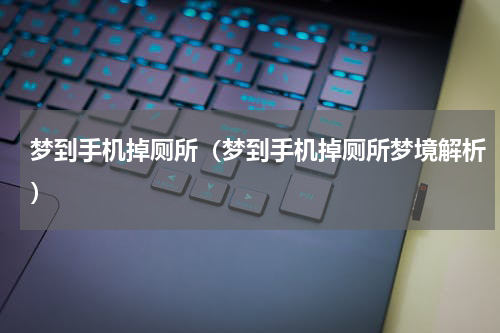 梦到手机掉厕所（梦到手机掉厕所梦境解析）