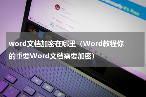 word文档加密在哪里（Word教程你的重要Word文档需要加密）