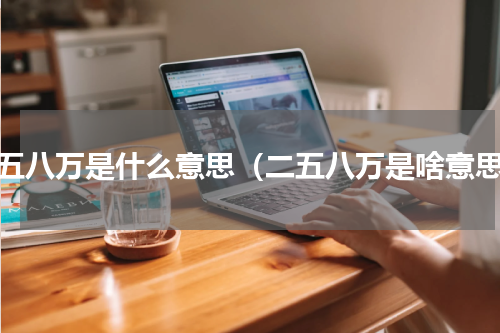 二五八万是什么意思（二五八万是啥意思）