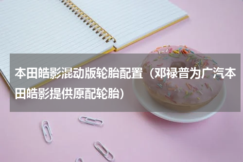 本田皓影混动版轮胎配置（邓禄普为广汽本田皓影提供原配轮胎）