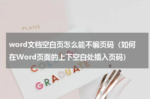word文档空白页怎么能不编页码（如何在Word页面的上下空白处插入页码）